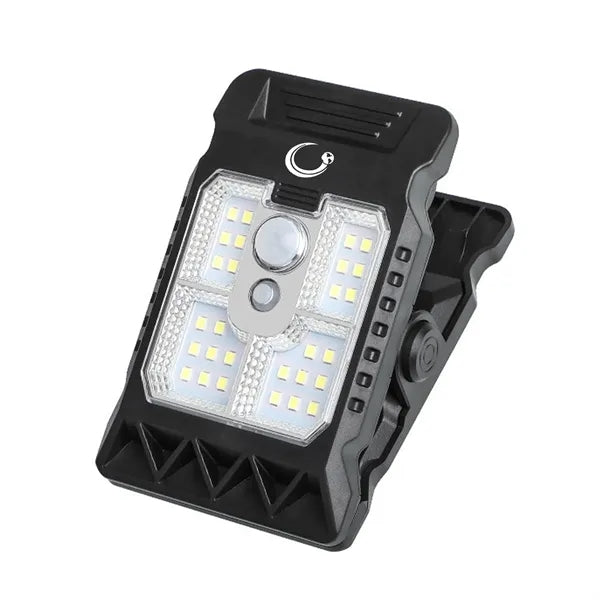 Solar Motion Sensor Outdoor Light with Clip Mount