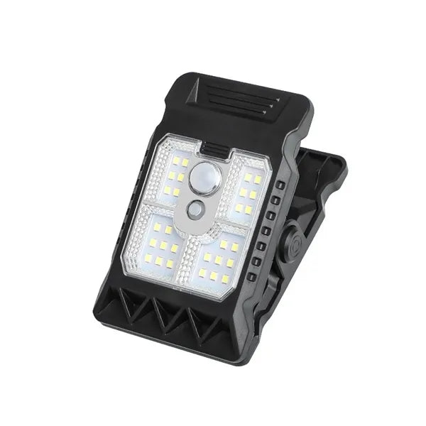 Solar Motion Sensor Outdoor Light with Clip Mount