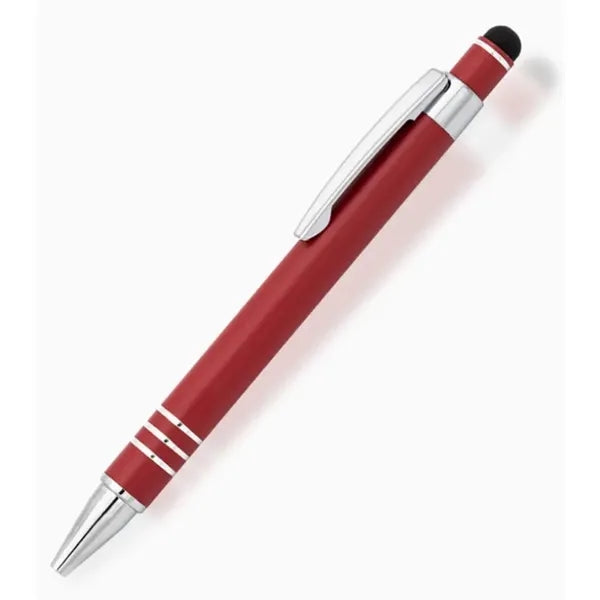 5 1/2" Dual-Function Aluminum Stylus Ballpoint Pen
