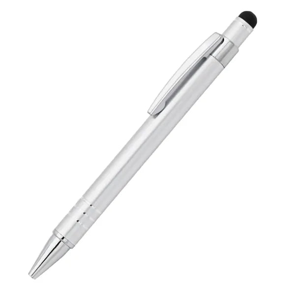5 1/2" Dual-Function Aluminum Stylus Ballpoint Pen