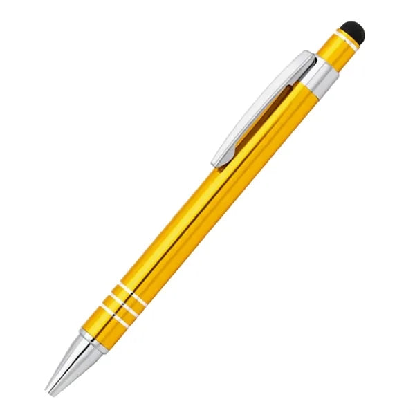 5 1/2" Dual-Function Aluminum Stylus Ballpoint Pen