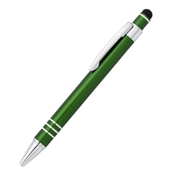 5 1/2" Dual-Function Aluminum Stylus Ballpoint Pen