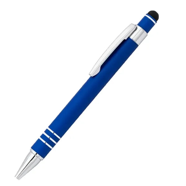 5 1/2" Dual-Function Aluminum Stylus Ballpoint Pen