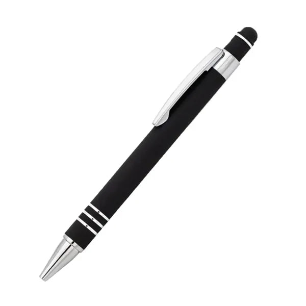 5 1/2" Dual-Function Aluminum Stylus Ballpoint Pen