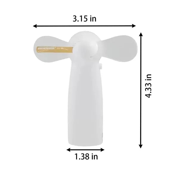 Low MOQ Battery-Powered Handheld LED Scrolling Message Fan
