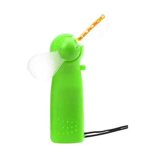 Low MOQ Battery-Powered Handheld LED Scrolling Message Fan
