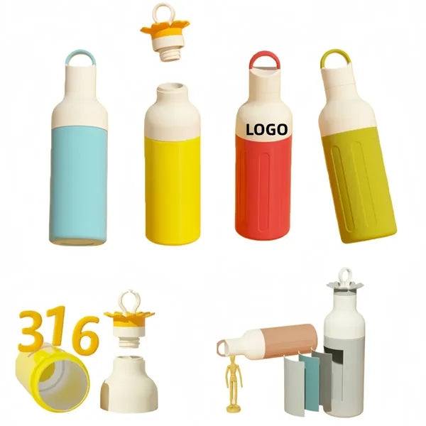 Double-Layer Portable Insulated Cup
