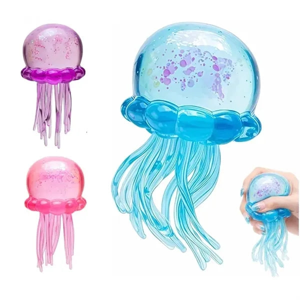 Jellyfish Squish Sensory Squeeze Stress Relief Toy