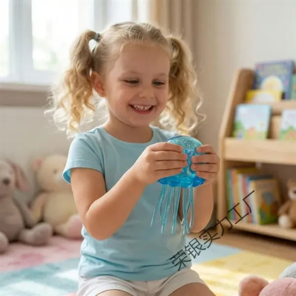 Jellyfish Squish Sensory Squeeze Stress Relief Toy