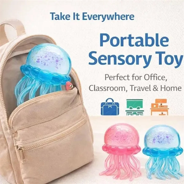 Jellyfish Squish Sensory Squeeze Stress Relief Toy
