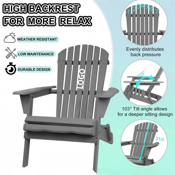 Outdoor Solid Wood Frog Chair