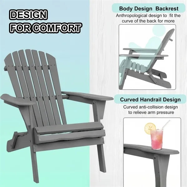 Outdoor Solid Wood Frog Chair
