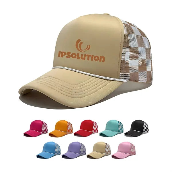 Breathable Cotton Foam Front Mesh Back Trucker Hat