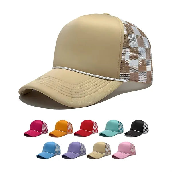 Breathable Cotton Foam Front Mesh Back Trucker Hat