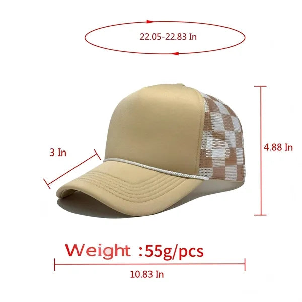 Breathable Cotton Foam Front Mesh Back Trucker Hat