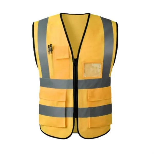 Multi-Pocket High-Visibility Breathable Safety Vest