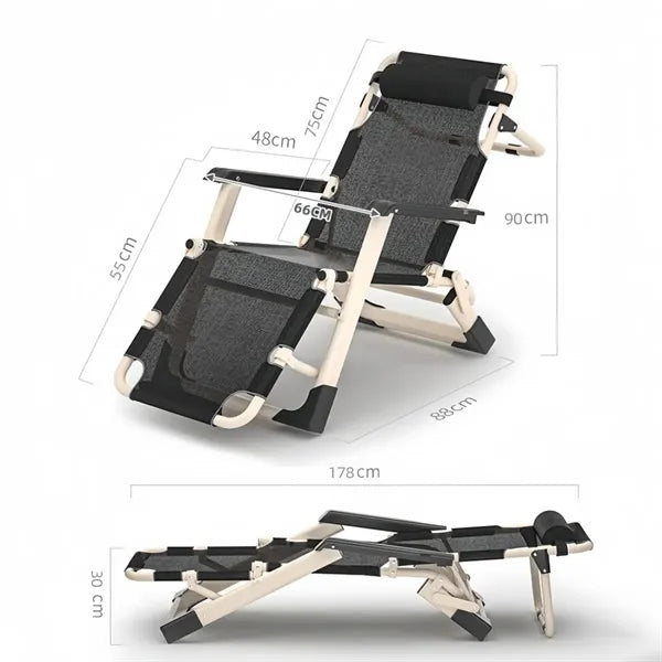 Multi-Functional Folding Lounge Chair