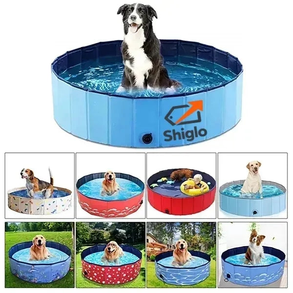 Foldable Dog Pet Bath Kids Swimming Pool