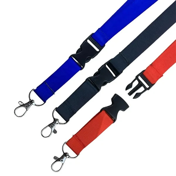 Durable Polyester ID Lanyard with Secure Metal Clasp