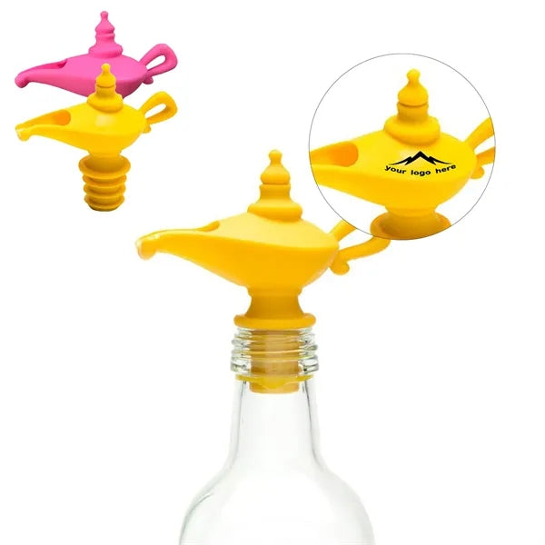 Genie Lamp Silicone Oil Pourer And Beverage Stopper