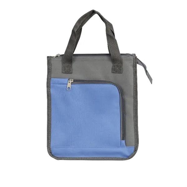 Portable Insulated Lunch Cooler Bag w/ Pockets