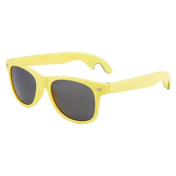 Novelty Folding Sunglasses With Built-in Bottle Opener