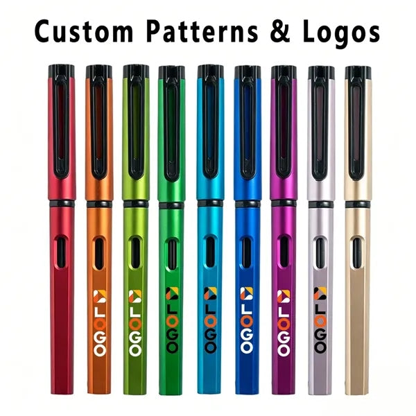 Retractable Liquid Gel Ink Pen Custom