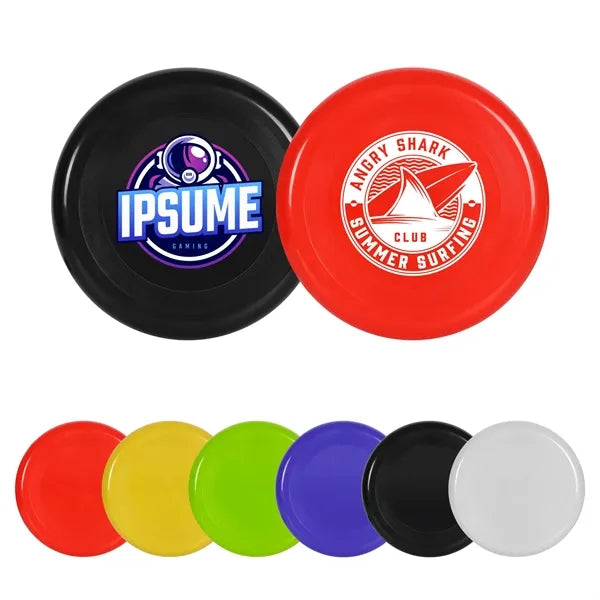 9" Polypropylene Flying Disc with Full-Color Imprint