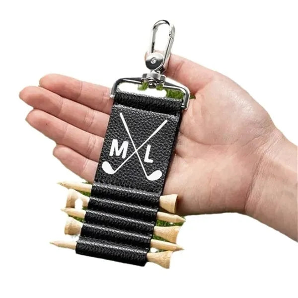 Golf Tee Leather Holder Pouch for Outdoor Sport