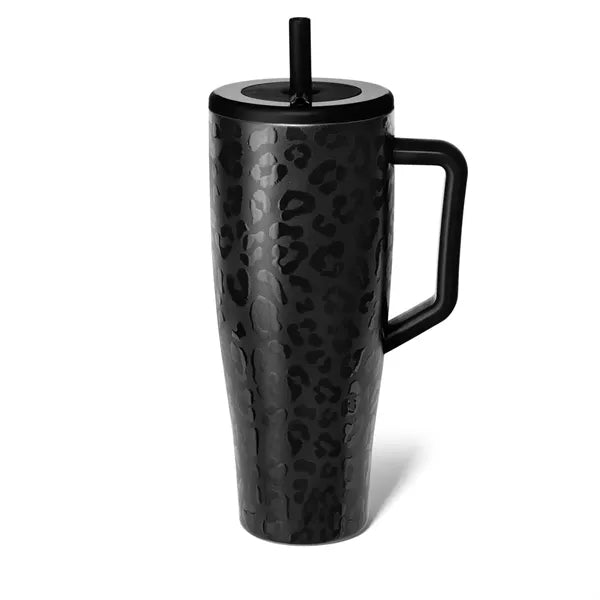 Stainless Steel Straw Insulated Mug with Handle - 40 oz