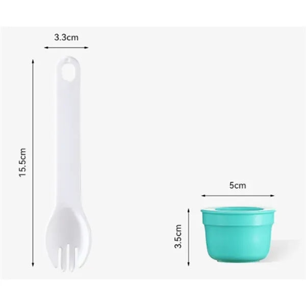 26 Oz Breakfast Dual Layer Oats and Yogurt Bottle