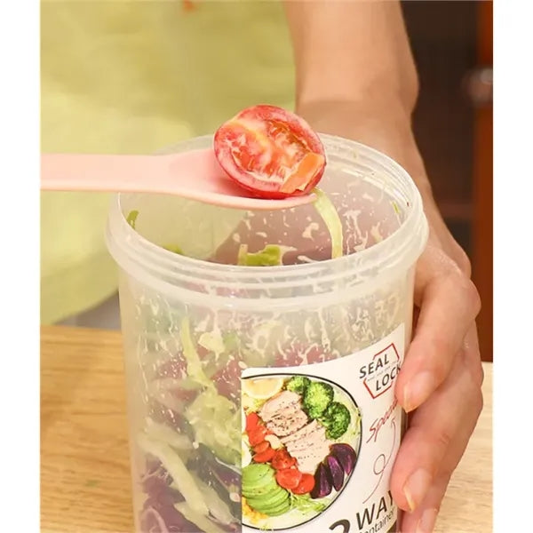 26 Oz Breakfast Dual Layer Oats and Yogurt Bottle