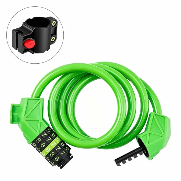 Heavy Duty 5 Digit Bicycle Cable Lock