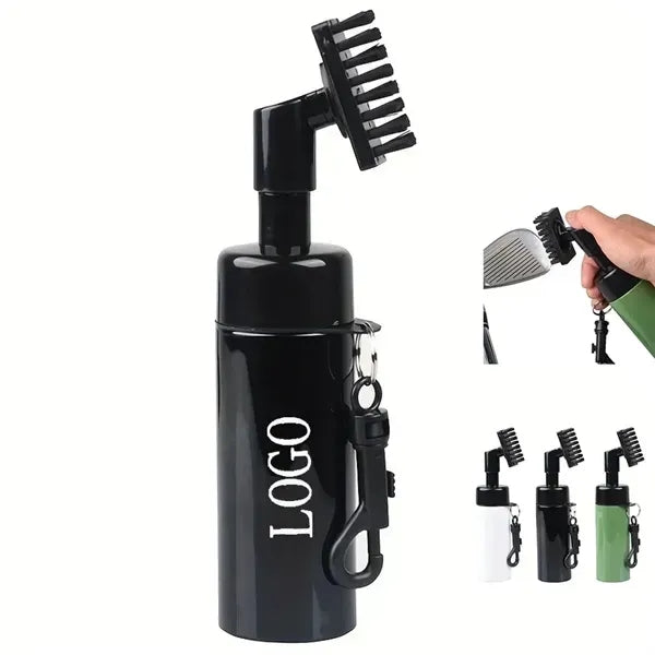 Golf Club Cleaning Brush with Built-In Water Dispenser