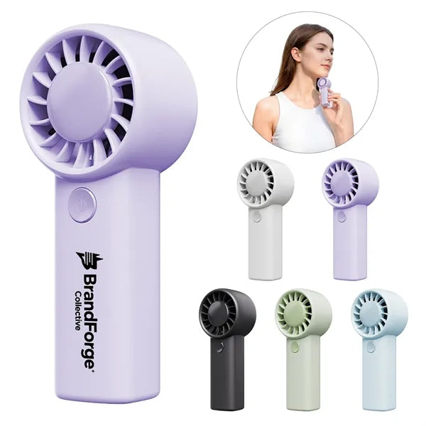 Mini Personal Fan USB Rechargeable 3 Speed Portable