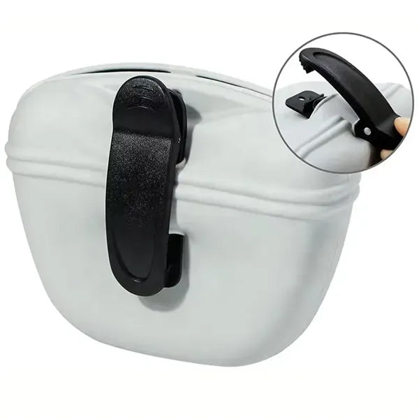 Silicone Dog Treat Pouch Magnetic Closure With Waist Belt