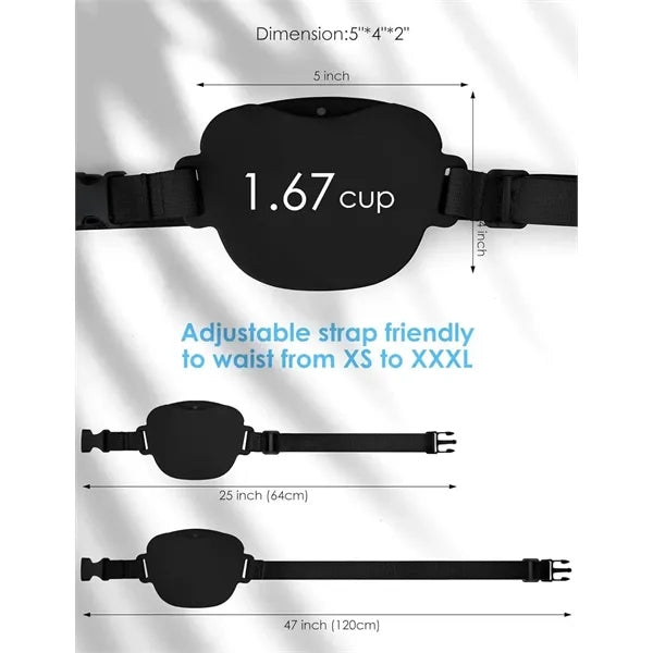 Silicone Dog Treat Pouch Magnetic Closure With Waist Belt
