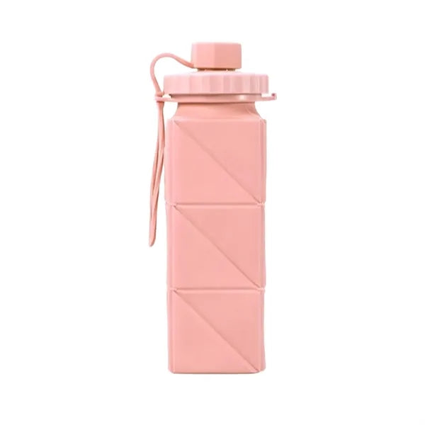 Collapsible Silicone Water Bottle with Leakproof Cap