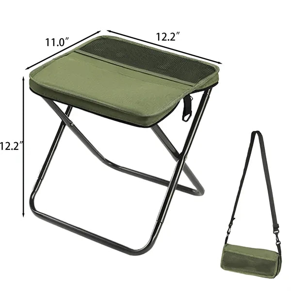 Foldable Camping Stool with Storage Bag