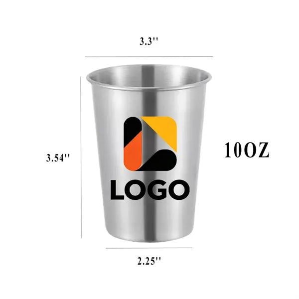 Stainless Steel Cups Metal Drinking Glasses
