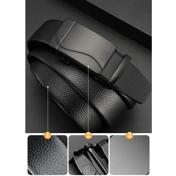 Men's Leather Ratchet Belt