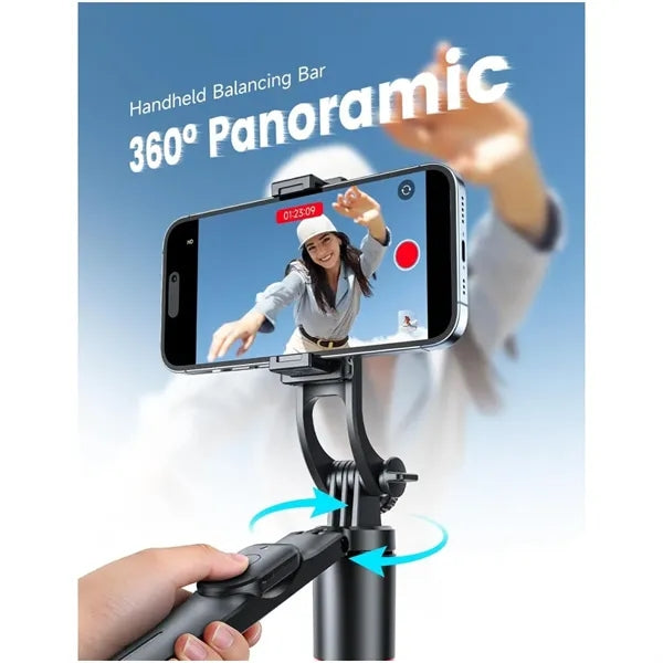 Bluetooth-Enabled Retractable Selfie Stick