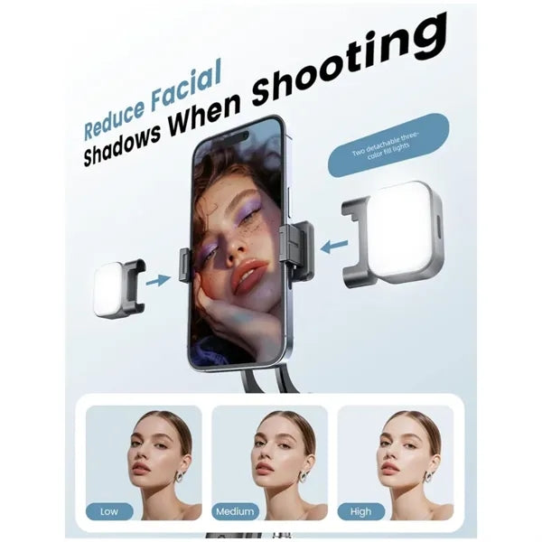 Bluetooth-Enabled Retractable Selfie Stick