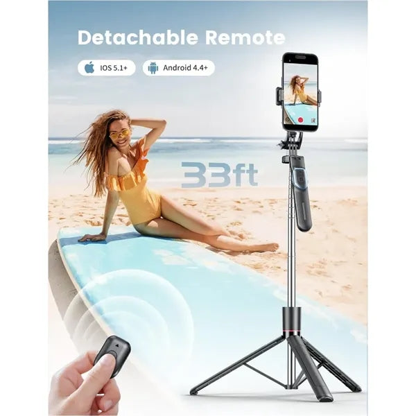 Bluetooth-Enabled Retractable Selfie Stick