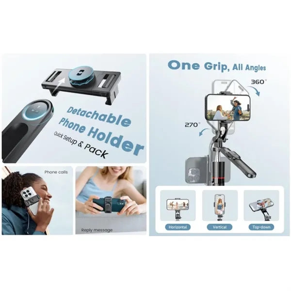 Bluetooth-Enabled Retractable Selfie Stick