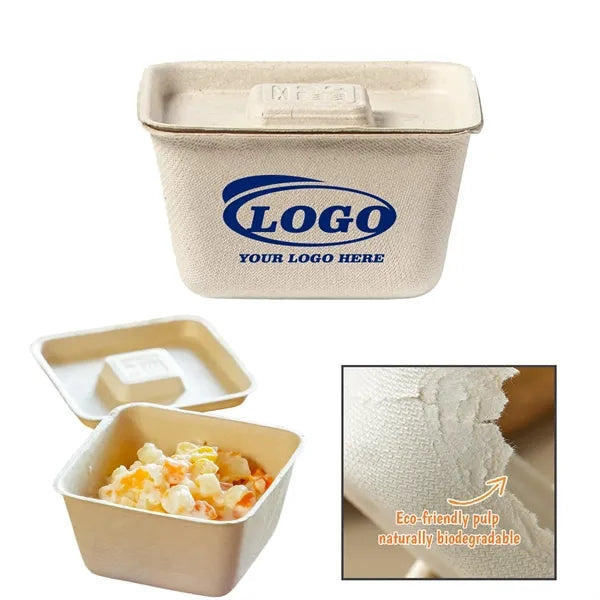 Eco Friendly Disposable Food Storage Box With Lid For Takeaw