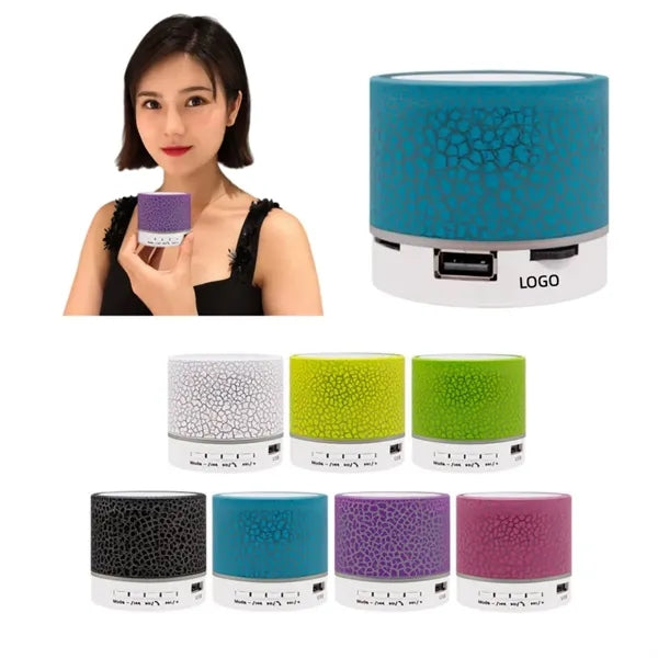 Rainbow Cracked Bluetooth Speaker