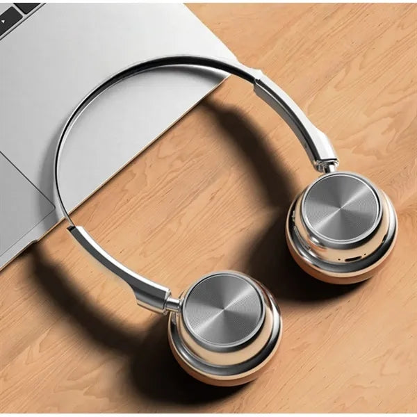 Retro-style Metal Bluetooth Headphones