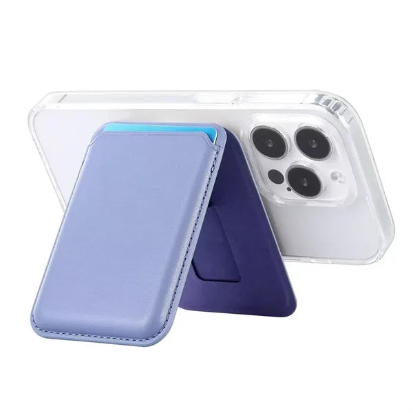 Low MOQ Custom Logo Magnetic Phone Card Holder with Stand