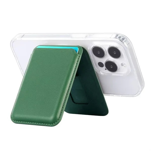 Low MOQ Custom Logo Magnetic Phone Card Holder with Stand